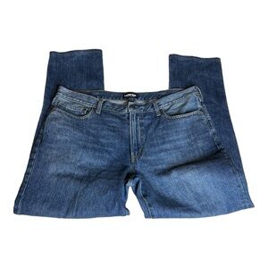 Lands’ End Square Rigger Men’s Denim Blue Jeans size 40